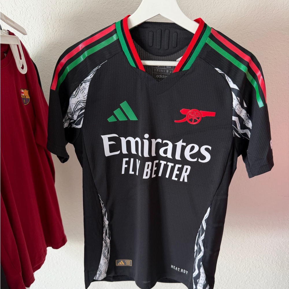 Arsenal Away Player Version Jersey 2024/25 Men’s Authentic Soccer Jersey Small